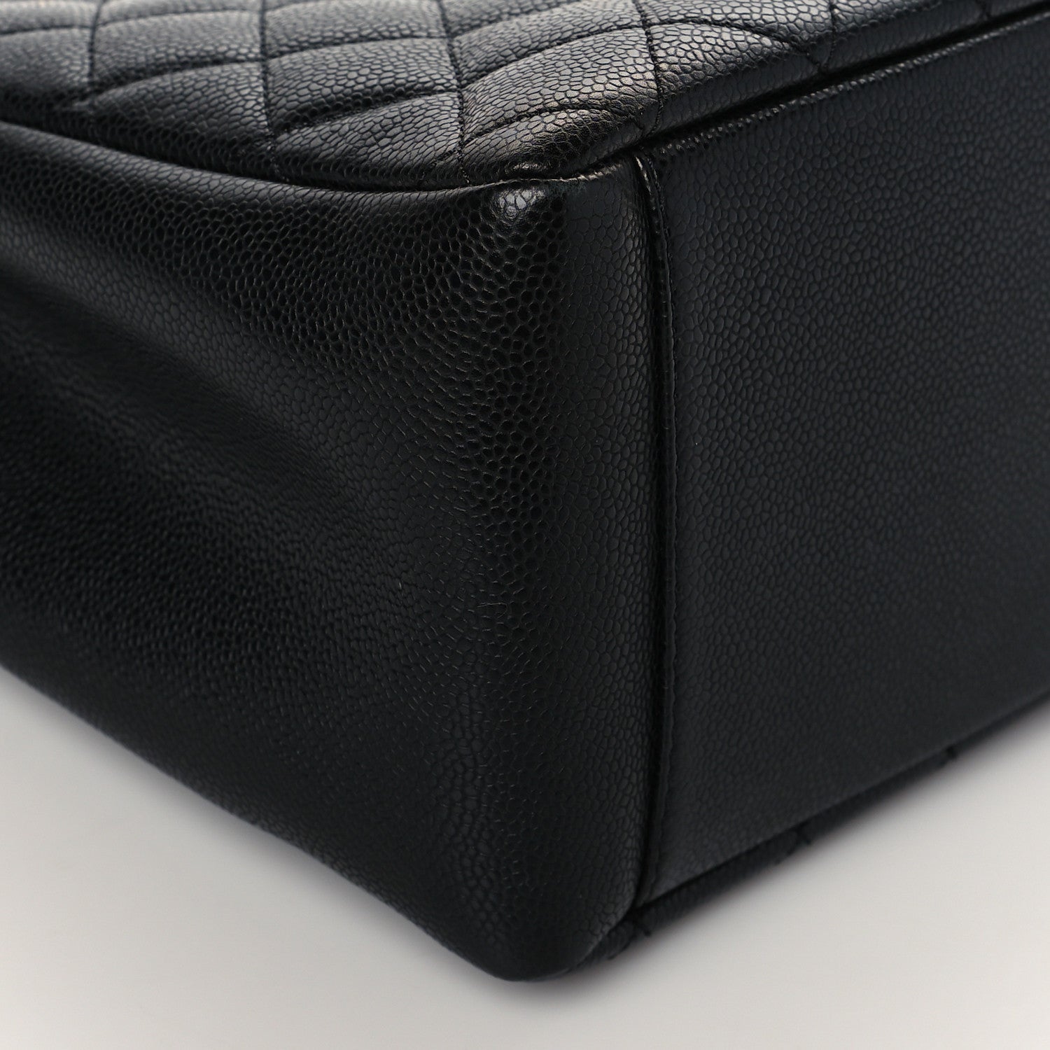 Chanel Caviar Quilted Grand Shopping Tote GST Black 9 of 10
