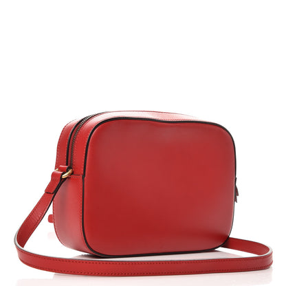 Gucci Calfskin Web Small Webby Bee Shoulder Bag Red 3 of 10