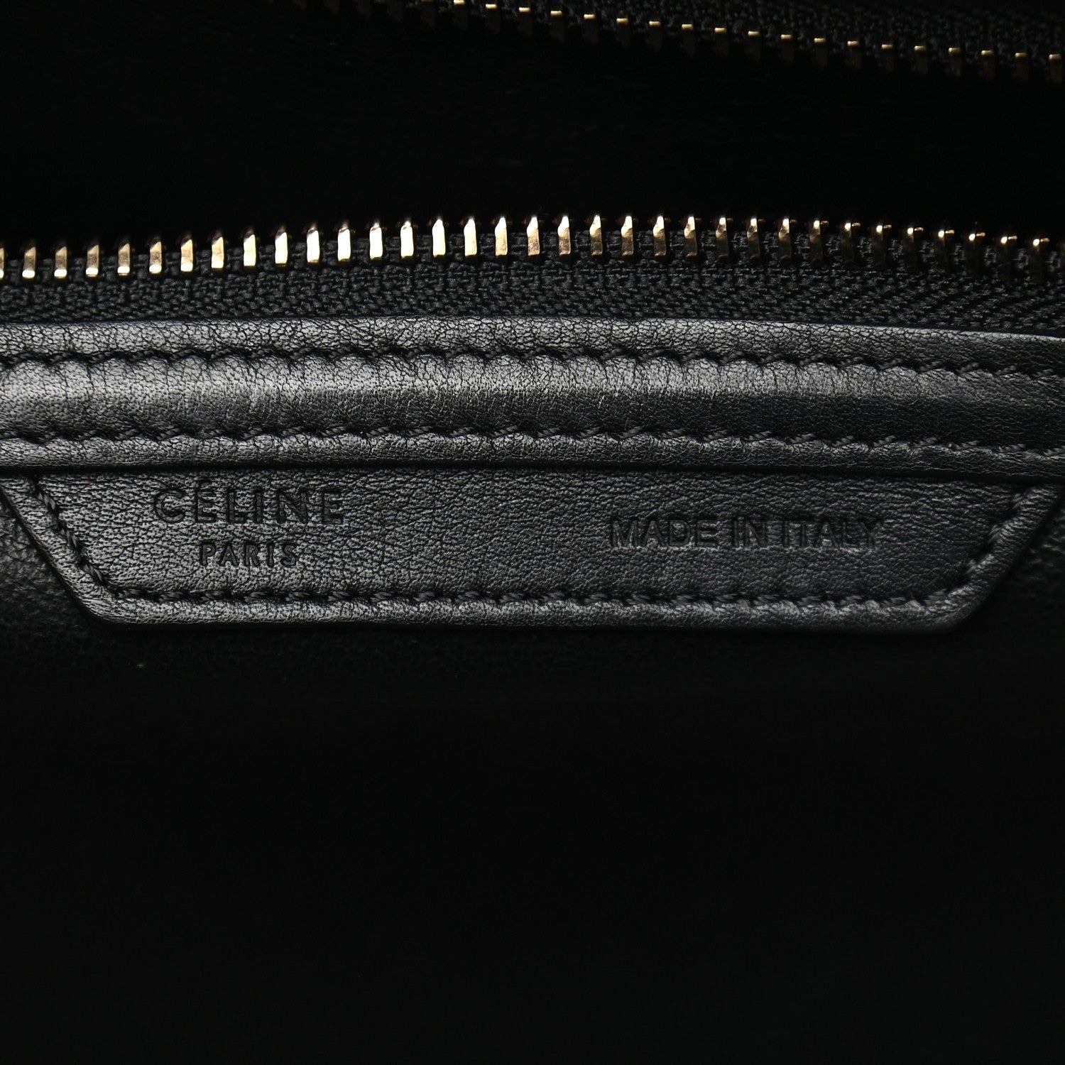 Celine Smooth Calfskin Mini Luggage Black 6 of 8