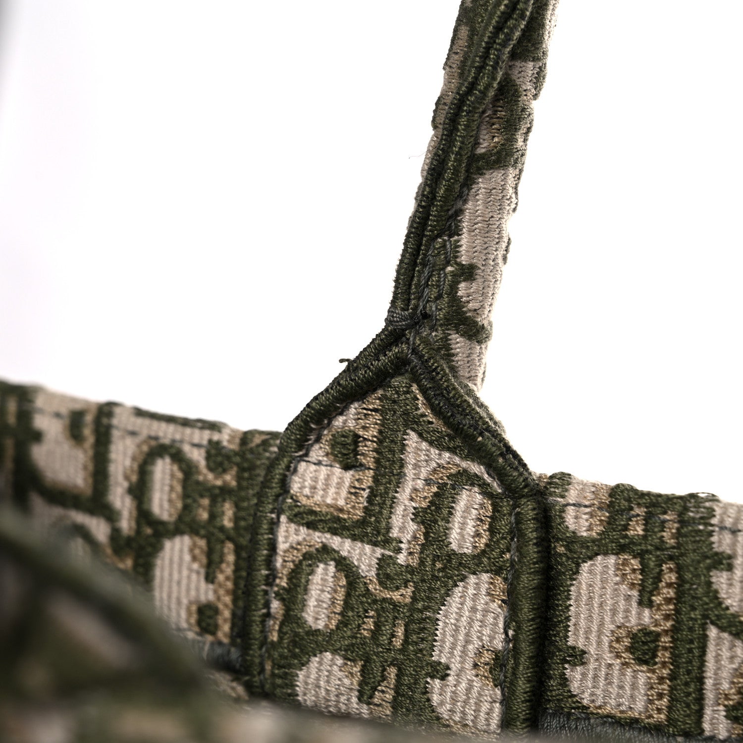 Christian Dior Oblique Large Book Tote Vert Multicolor 24 of 25