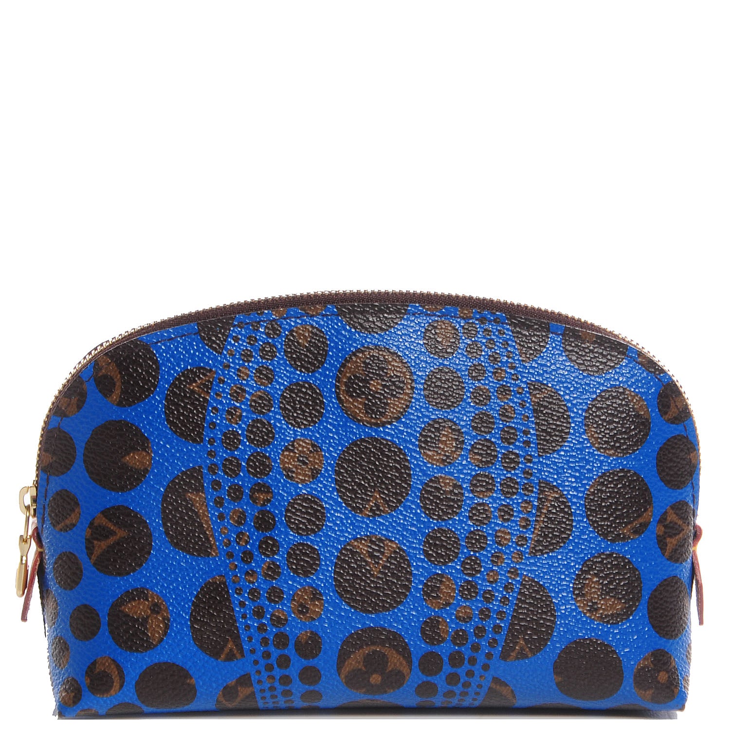 Louis Vuitton Monogram Kusama Pumpkin Dots Cosmetic Pouch Blue 1 of 8