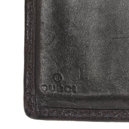 Gucci Guccissima Metal Bar French Flap Wallet Dark Chocolate 17 of 18