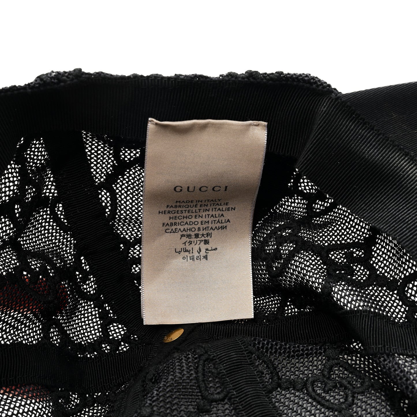 GG Mesh Baseball L Hat Black