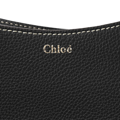 Chloe Small Grain Smooth Calfskin Large Darryl Hobo Black 7 of 9