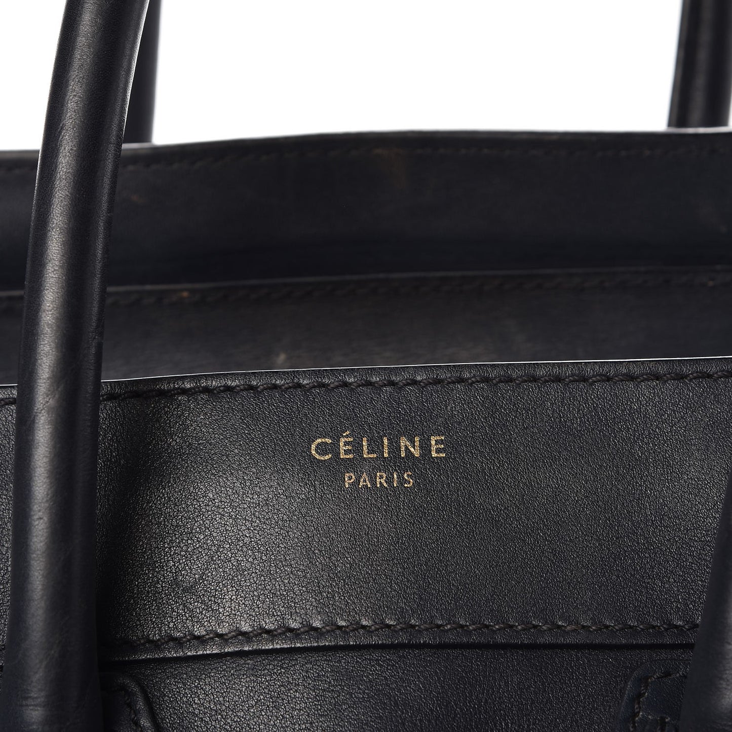 Smooth Calfskin Mini Luggage Navy Blue