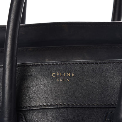 Celine Smooth Calfskin Mini Luggage Navy Blue 13 of 21