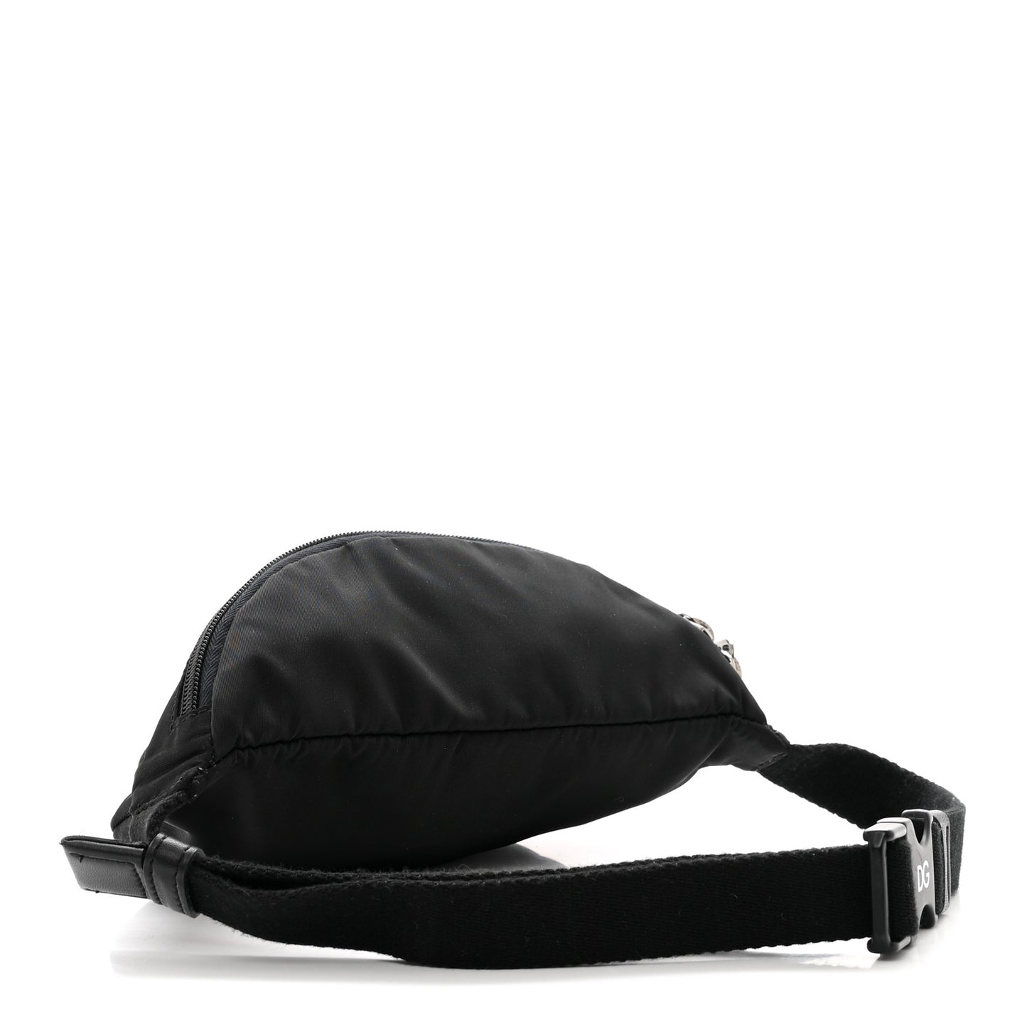 Nylon Logo Belt Bag Black