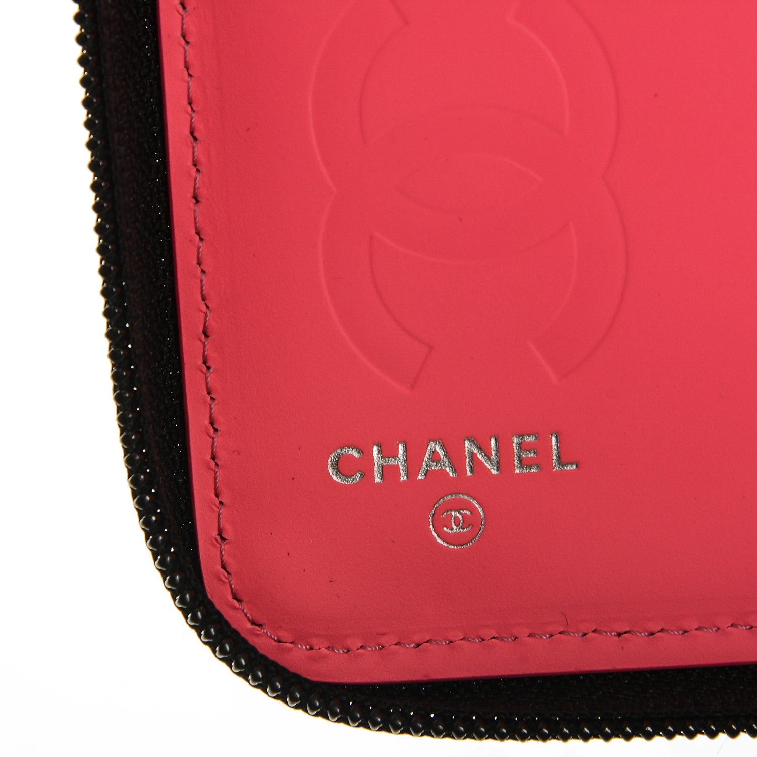 Chanel Calfskin Cambon Zip Around Organizer Wallet Black 6 of 8