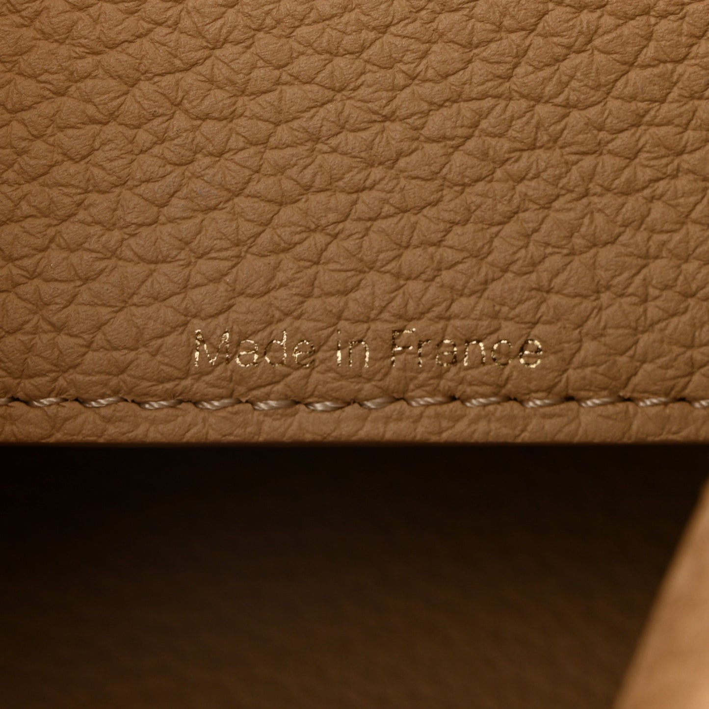 Taurillon Soft Nano Cool Box Satchel Latte