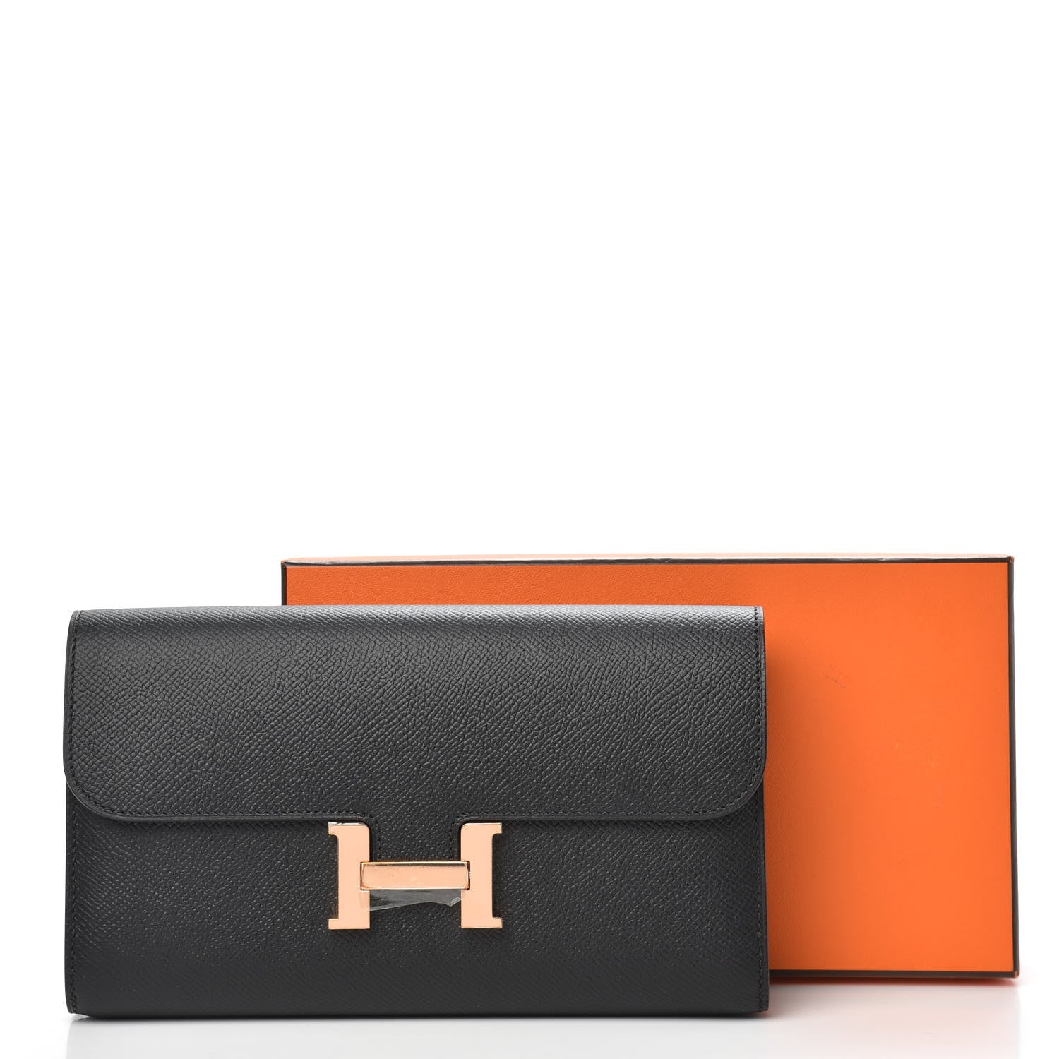 Hermes Epsom Constance Long Wallet Black 9 of 9