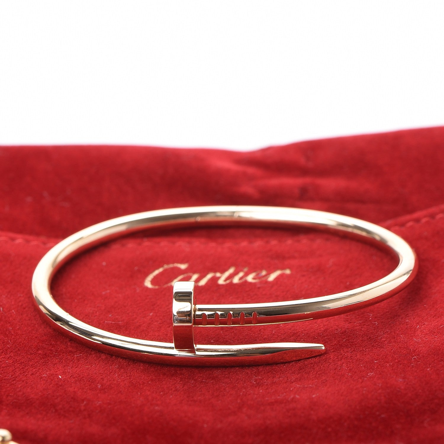 Cartier 18K Yellow Gold Juste Un Clou Bracelet 17 5 of 5