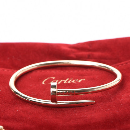 Cartier 18K Yellow Gold Juste Un Clou Bracelet 17 5 of 5