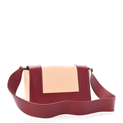 Celine Shiny Smooth Calfskin Medium Frame Shoulder Bag Ruby Nude 3 of 11