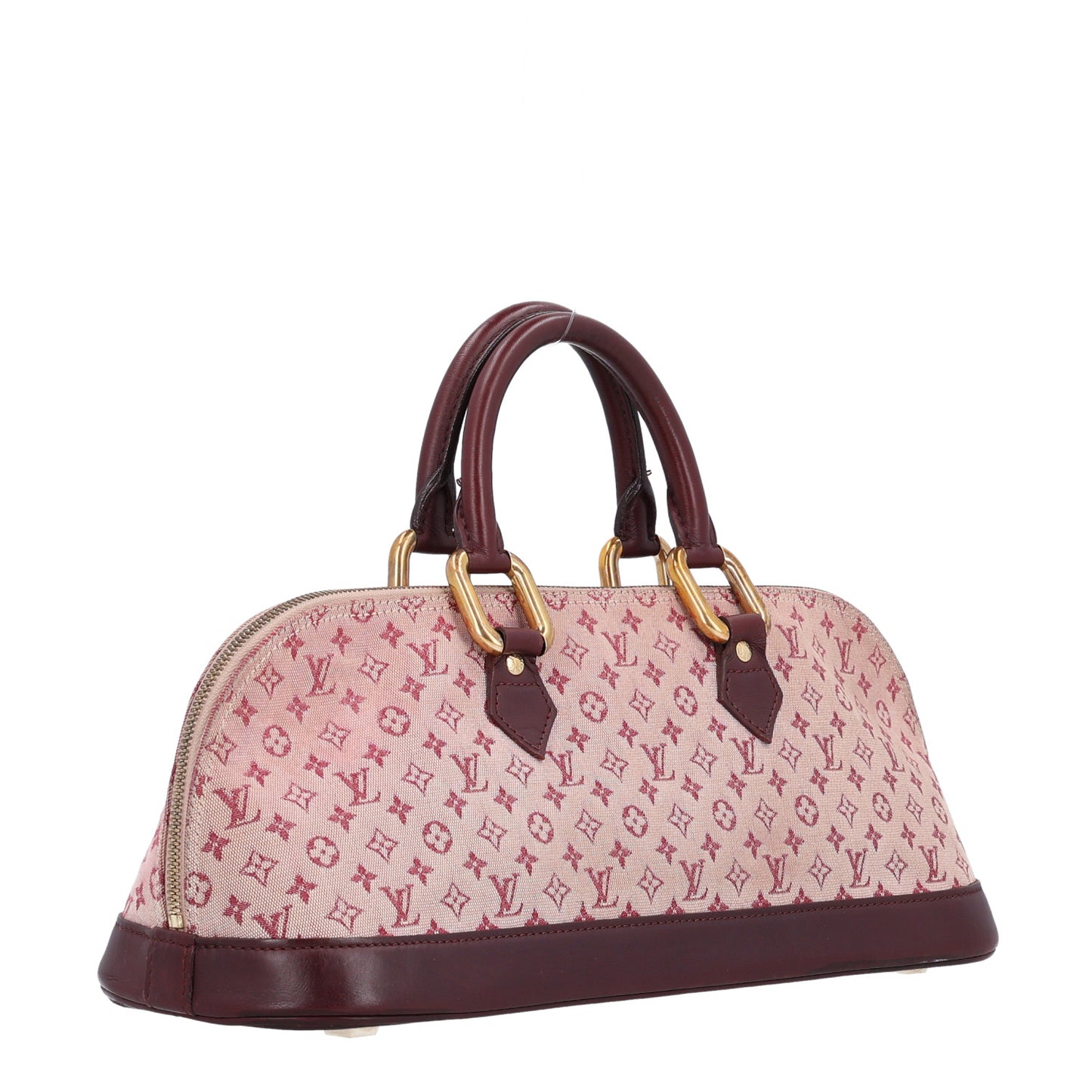 Mini Monogram Alma Long Cherry