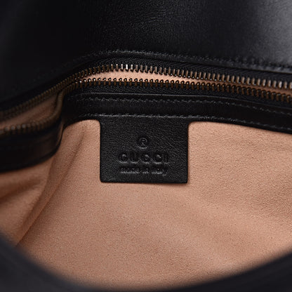 Gucci Calfskin Matelasse Small GG Marmont Shoulder Bag Black 6 of 12