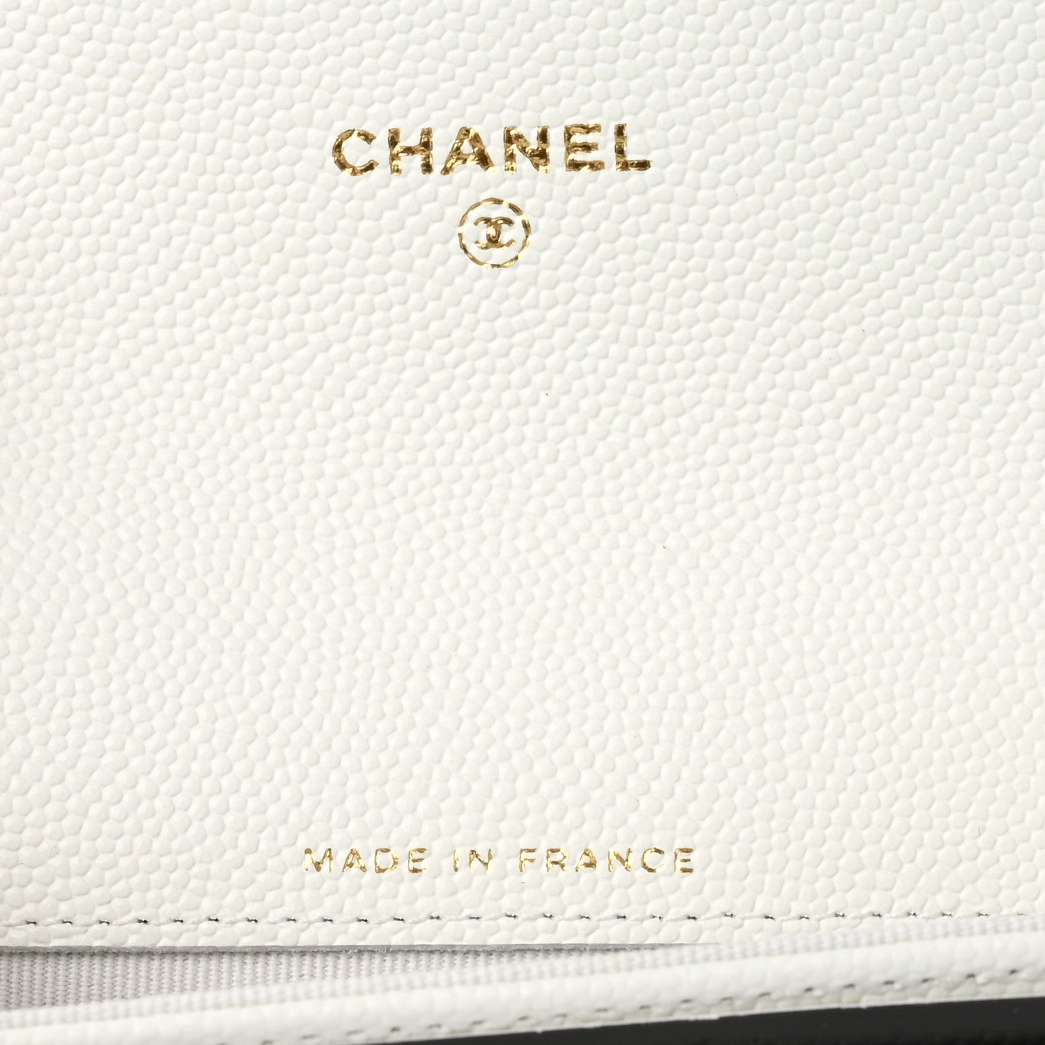 Chanel Caviar Quilted Flap Card Holder Wallet White 6 of 8