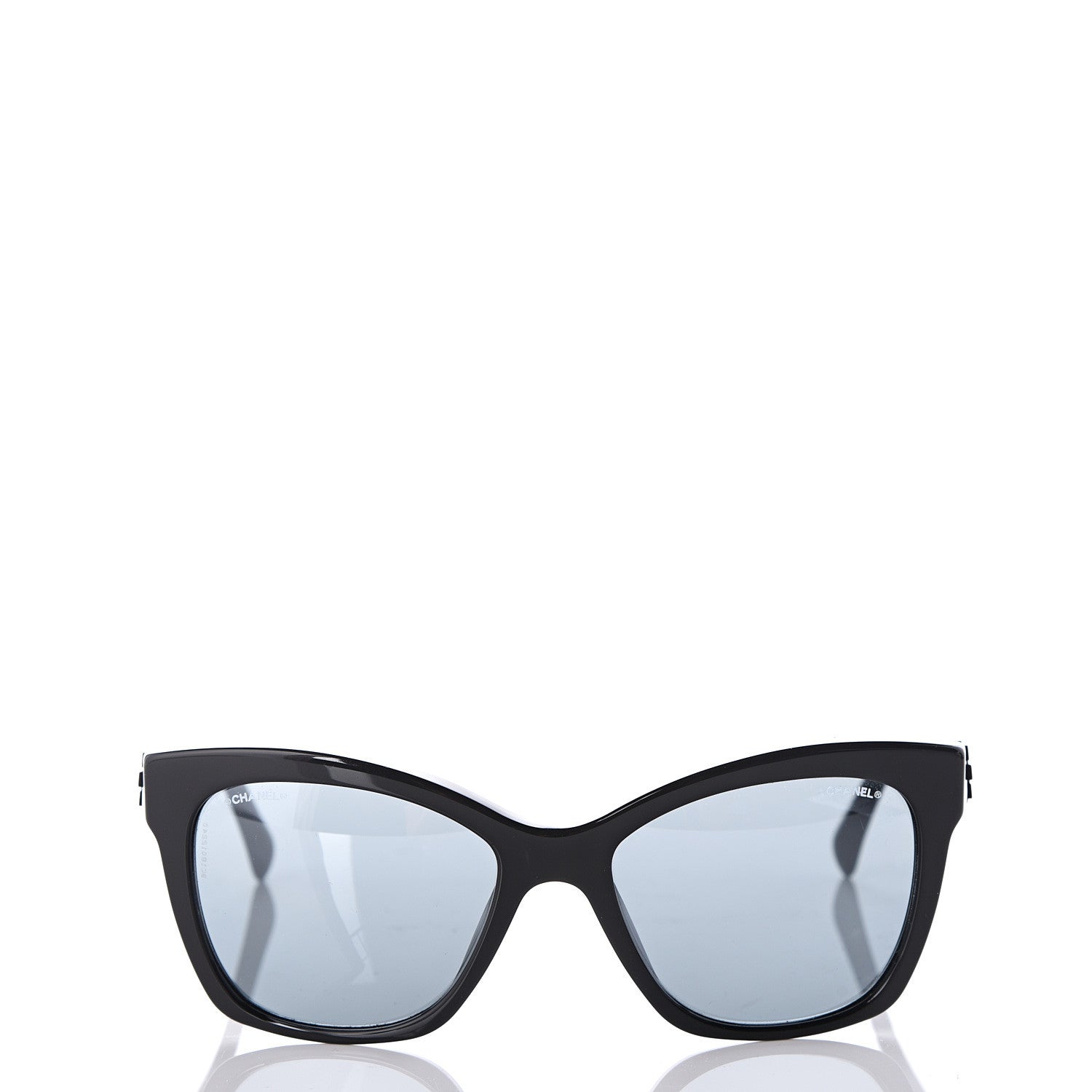 Chanel CC Butterfly Signature Sunglasses 5313 Black 2 of 8
