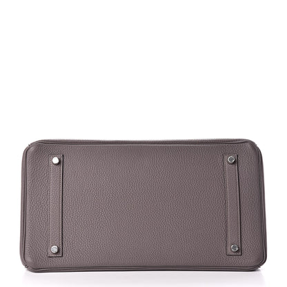 Hermes Togo Birkin 35 Etain 7 of 32