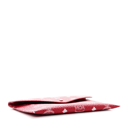 MCM Visetos Envelope Clutch Red 4 of 8