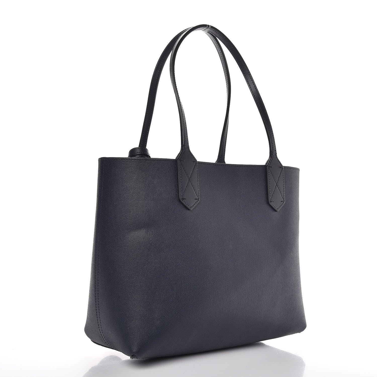 Gucci GG Supreme Monogram Blooms Small Reversible Tote Beige Blue Navy 5 of 8