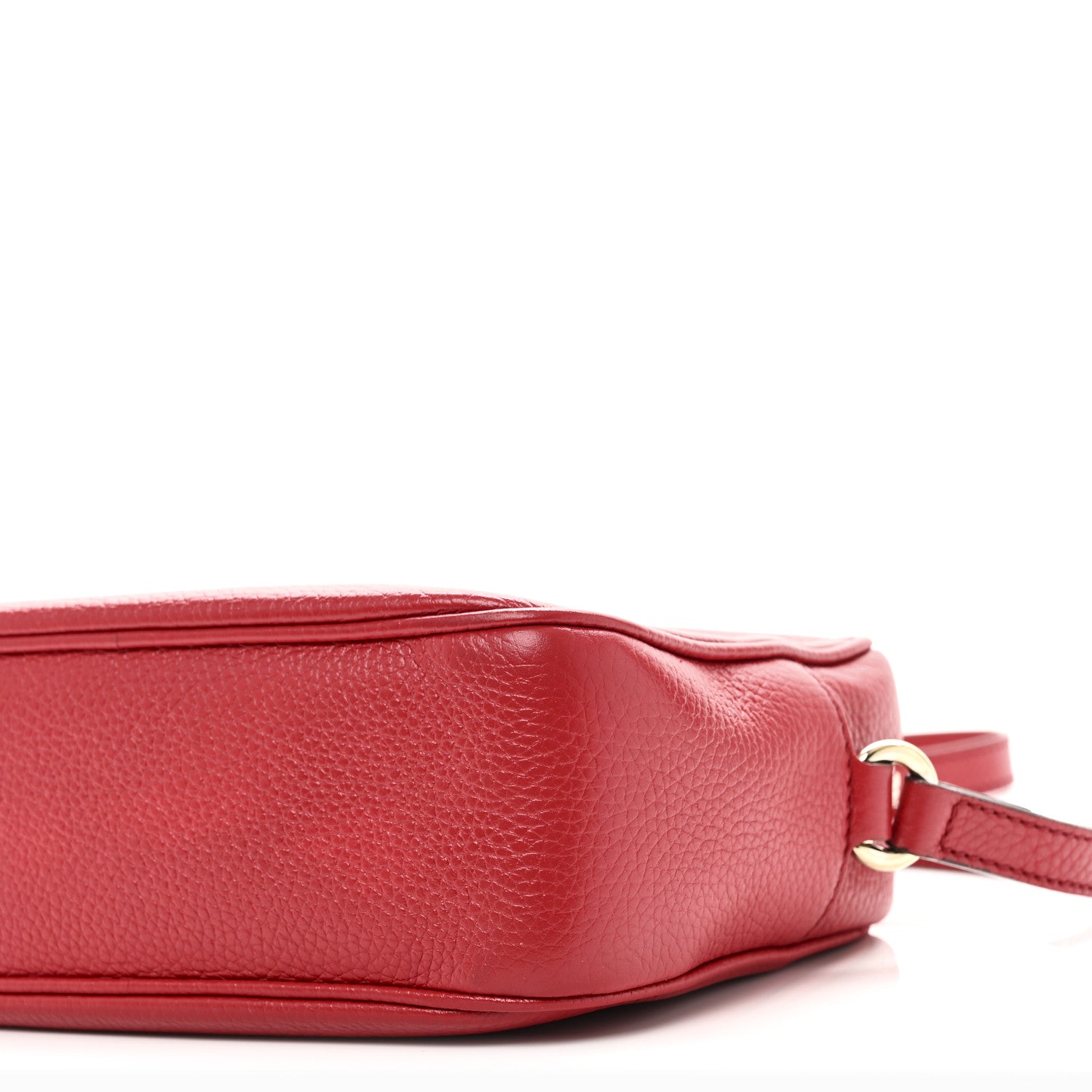 Gucci Pebbled Calfskin Small Soho Disco Bag Tabasco Red 1846570
