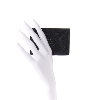 Chanel Caviar Quilted Card Holder Black 2 of 10