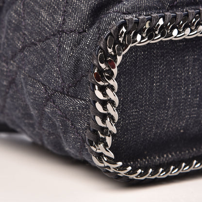 Stella McCartney Denim Quilted Falabella Backpack Blue 8 of 9