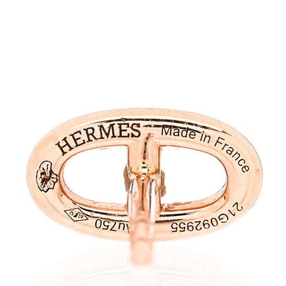 Hermes 18K Rose Gold TPM Farandole Stud Earrings 4 of 5