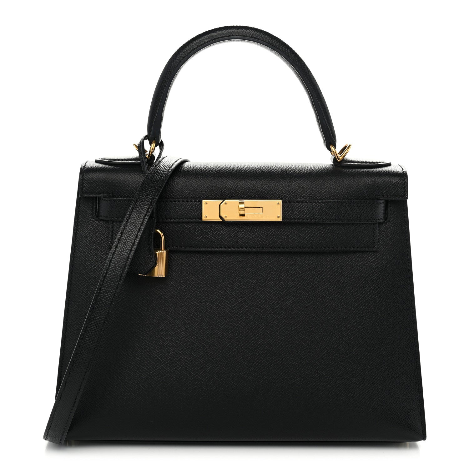 Hermes Epsom Kelly Sellier 28 Black 1 of 11