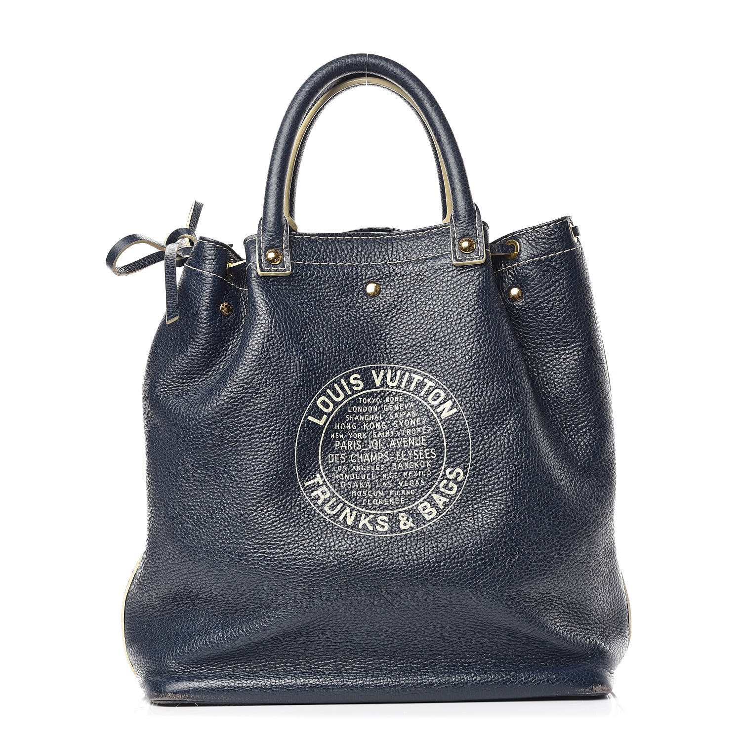 Louis Vuitton Tobago Trunks and Bags Shoe Bag Blue 1 of 14