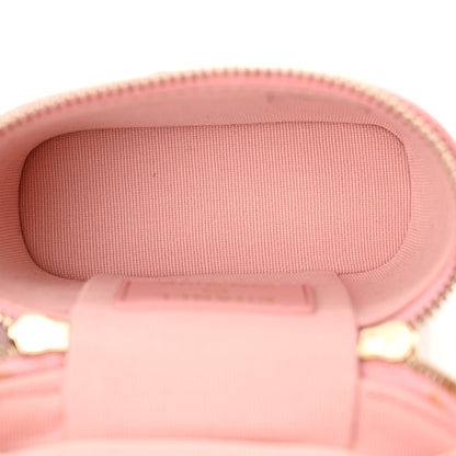 Chanel Caviar Quilted Small Handle With Care Vanity Case With Chain Pink 5 of 11