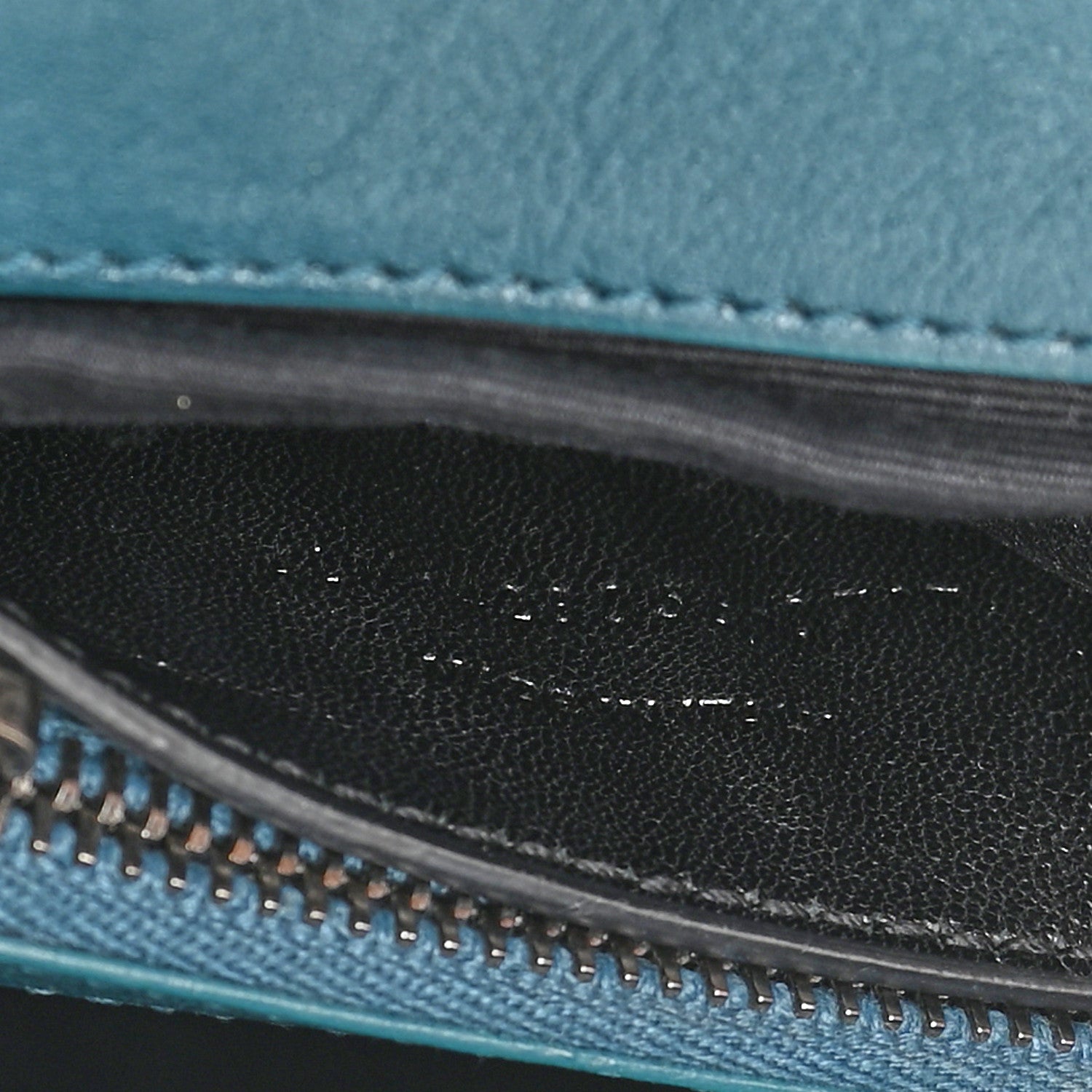Saint Laurent Sheepskin Matelasse Chevron Monogram Medium College Bag Petrol Green 6 of 14