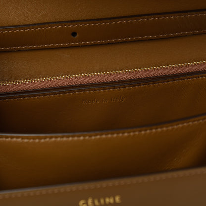 Celine Smooth Calfskin Medium Classic Box Flap Bag Camel 8 of 10