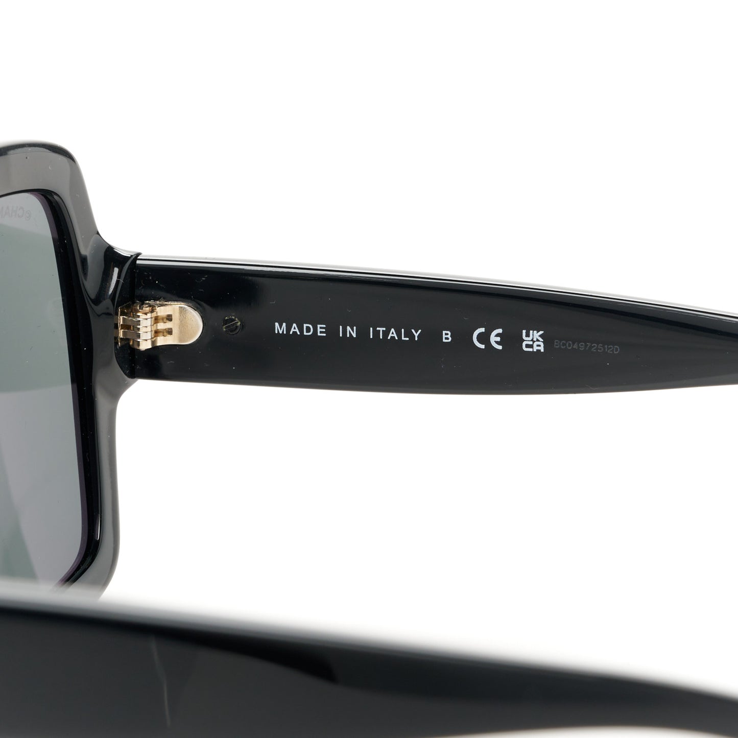 Acetate Square Heart Sunglasses 5479-A Black