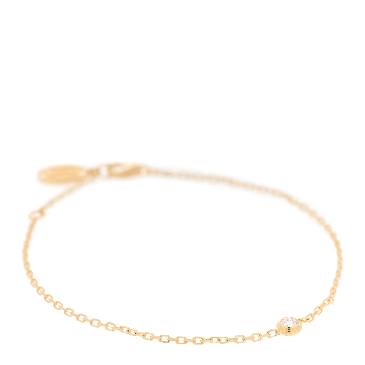 Cartier 18K Yellow Gold Diamond SM D'Amour Bracelet 1 of 3