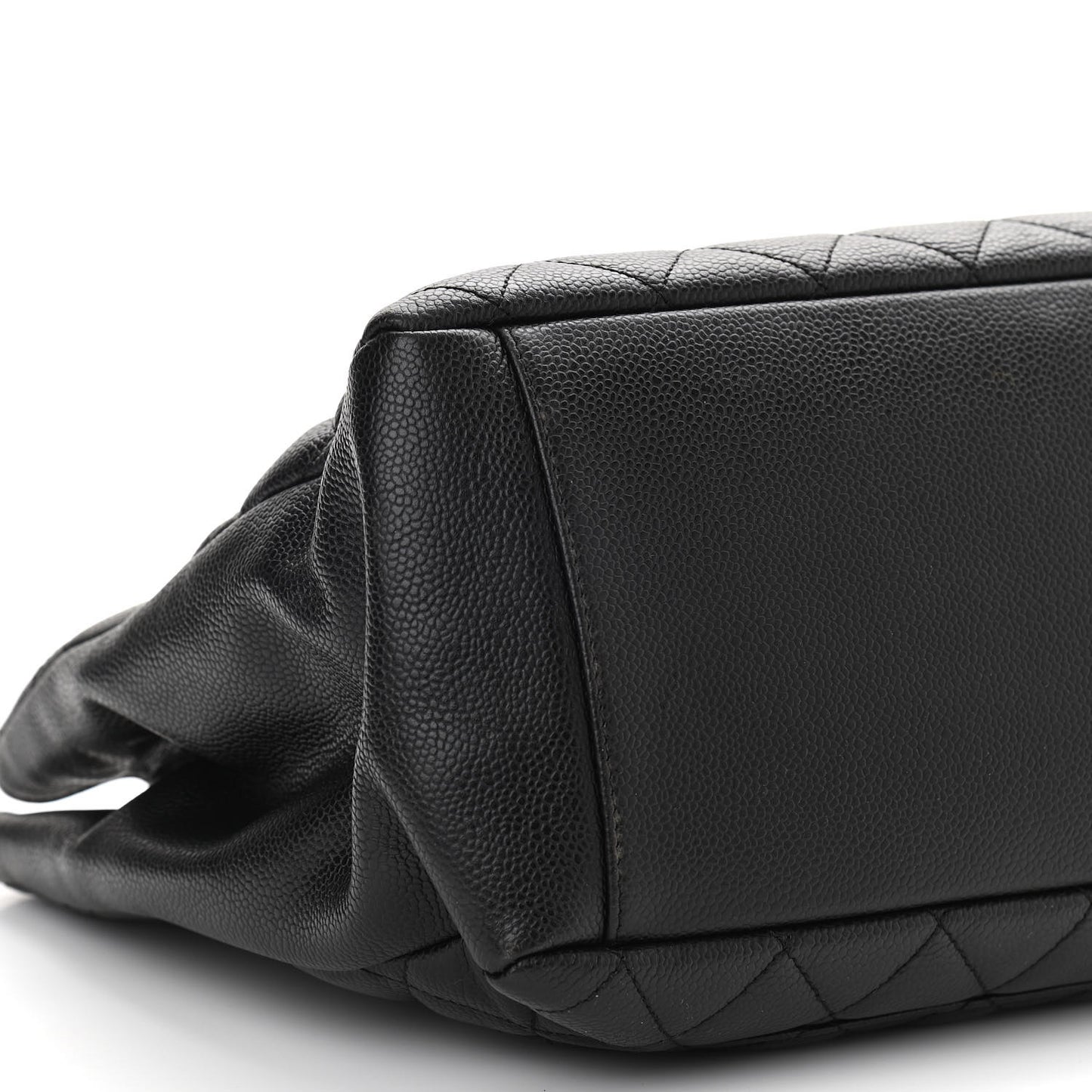 Caviar Quilted Grand Shopping Tote GST Black