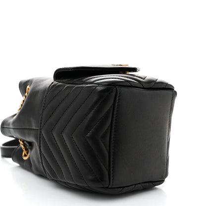 Saint Laurent Lambskin Matelasse Monogram Joe Nano Bucket Bag Black 9 of 11