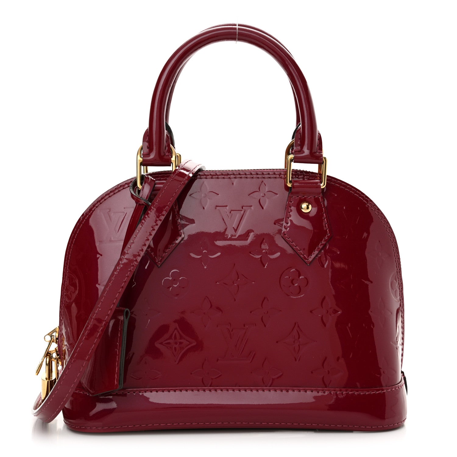 Louis Vuitton Vernis Alma BB Magenta 1 of 10