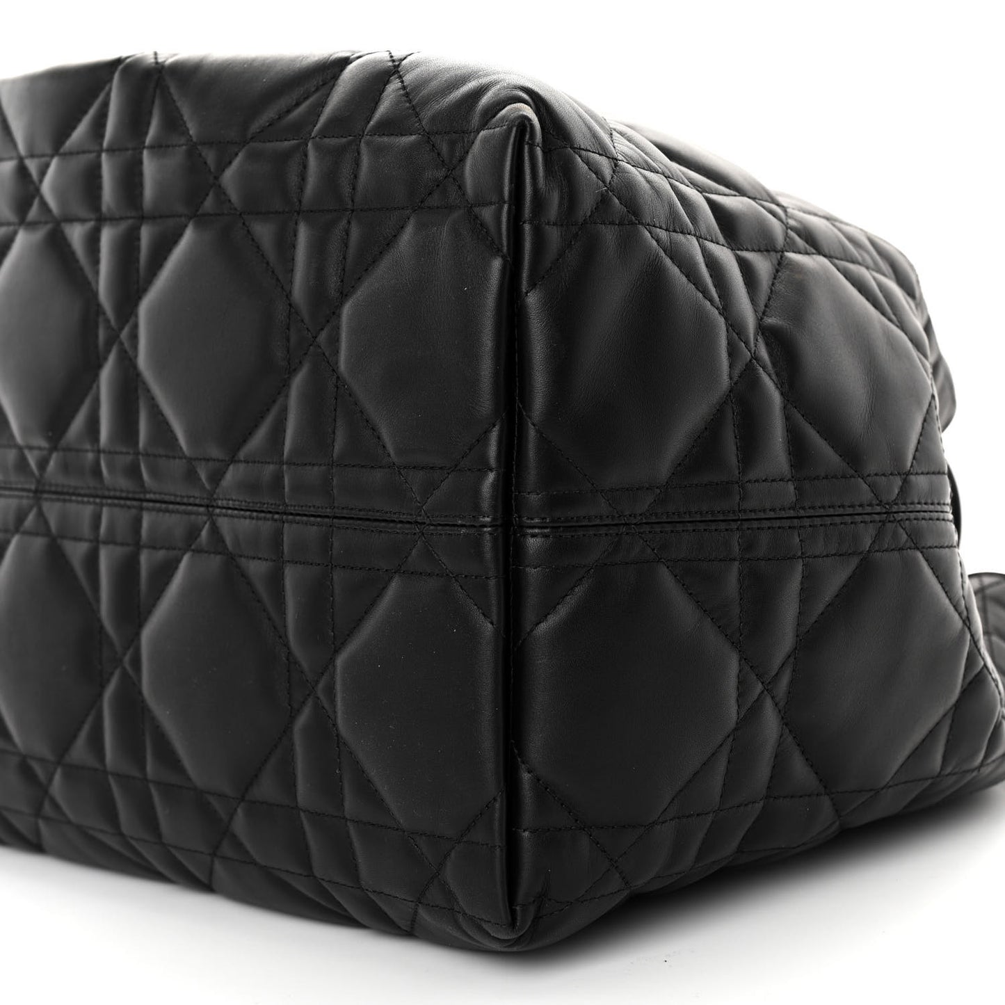 Calfskin Macrocannage Large Toujours Black