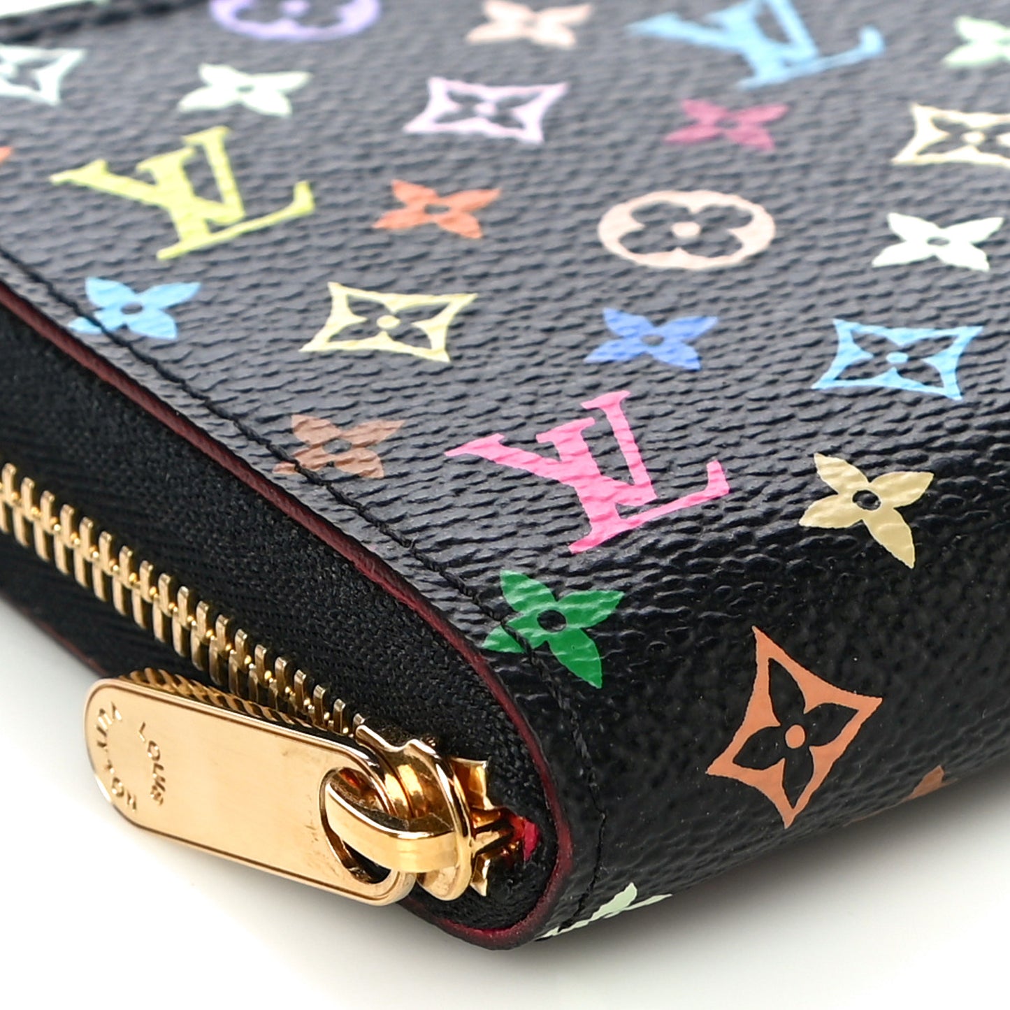 Monogram Multicolor Zippy Coin Purse Black Grenade