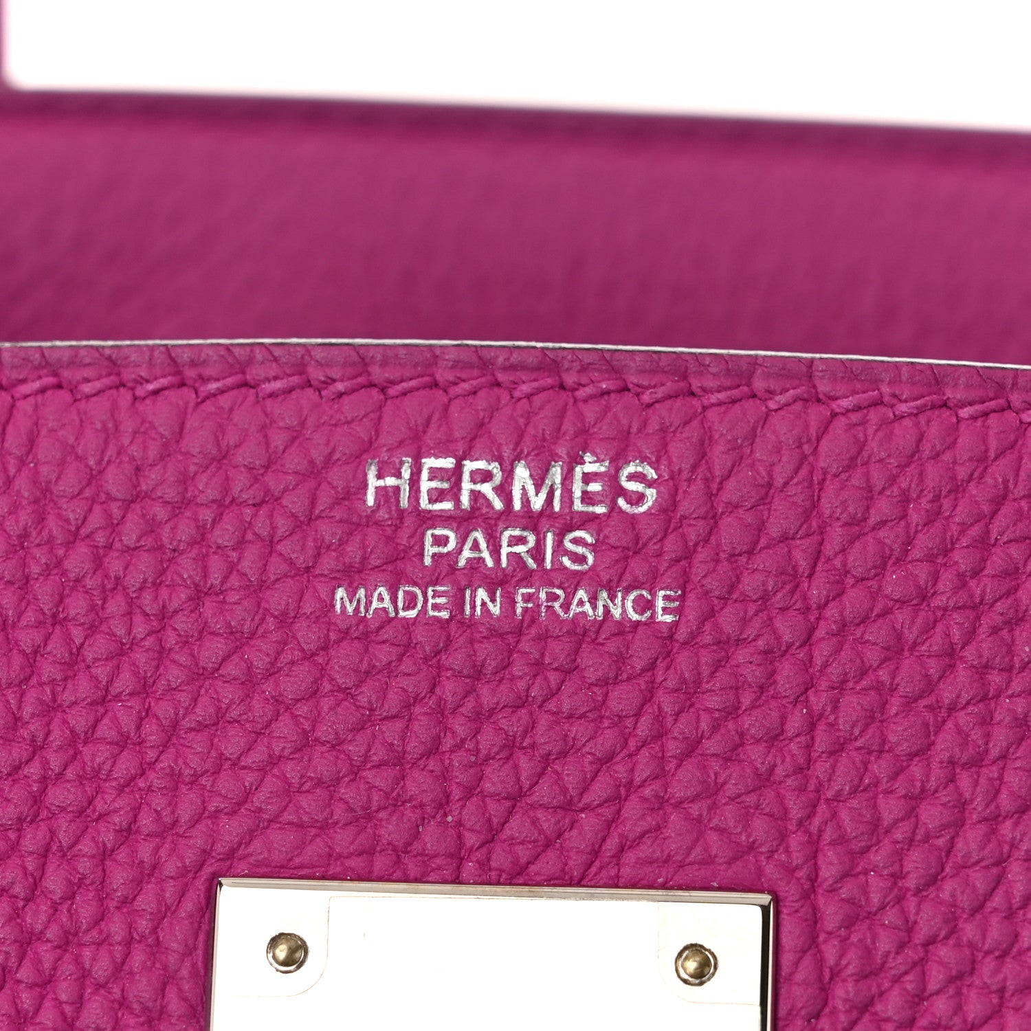 Hermes Togo Birkin 30 Rose Pourpre 6 of 12
