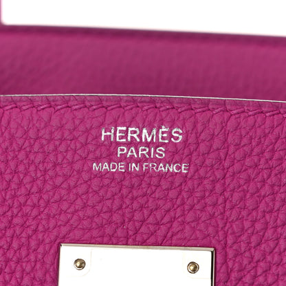 Hermes Togo Birkin 30 Rose Pourpre 6 of 12