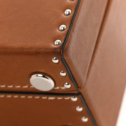 Moynat Barenia Little Suitcase Tan 10 of 11