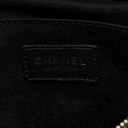 Chanel Grained Calfskin Quilted Waist Belt Bag Black 6 of 10