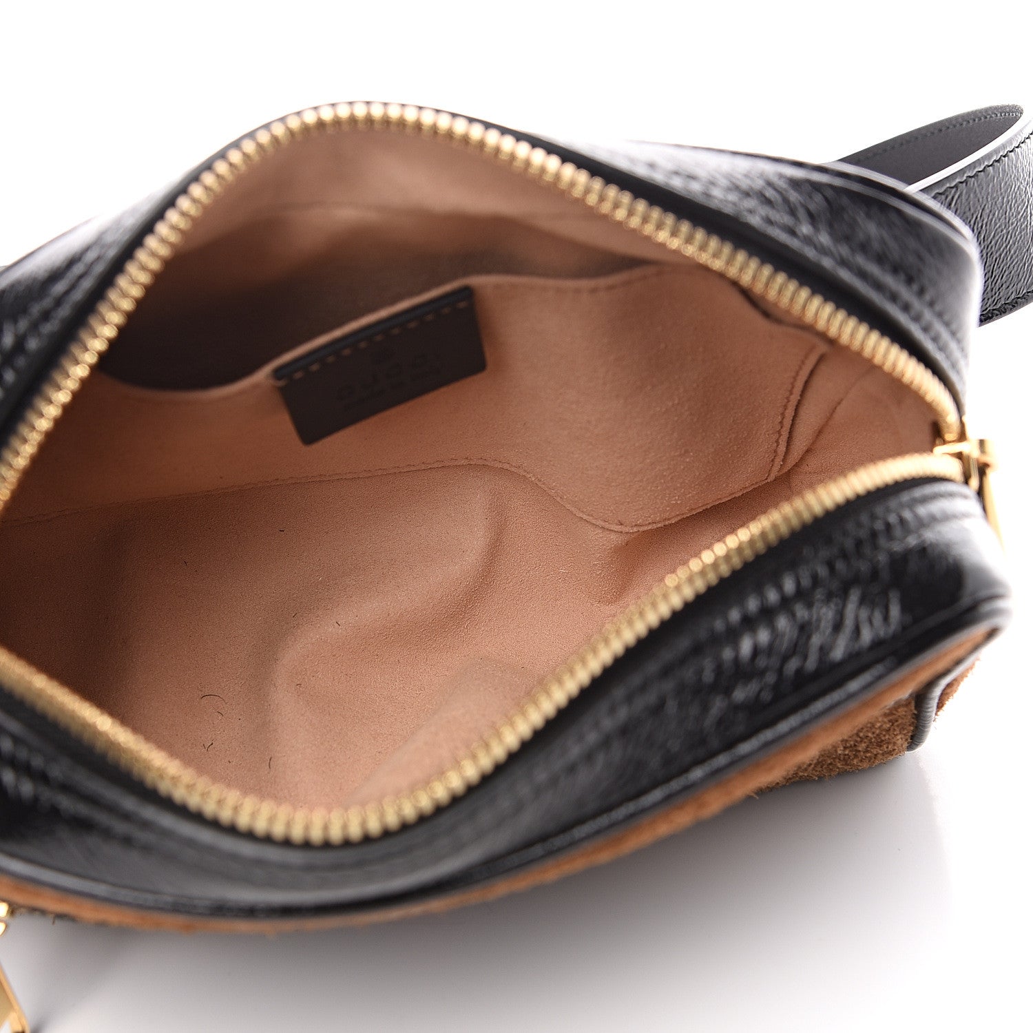 Gucci Suede Small Ophidia Belt Bag 85 34 Brown 4 of 9