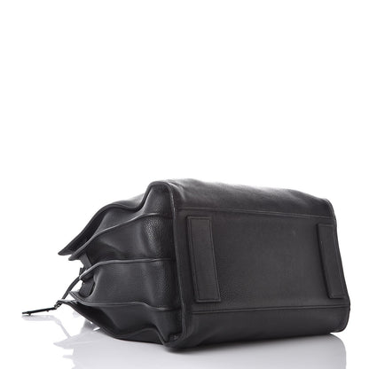 Saint Laurent Grained Calfskin Medium Souple Sac De Jour Black 5 of 19