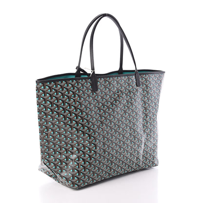 Goyard Goyardine Saint Louis Claire Voie GM Black Blue 2 of 8