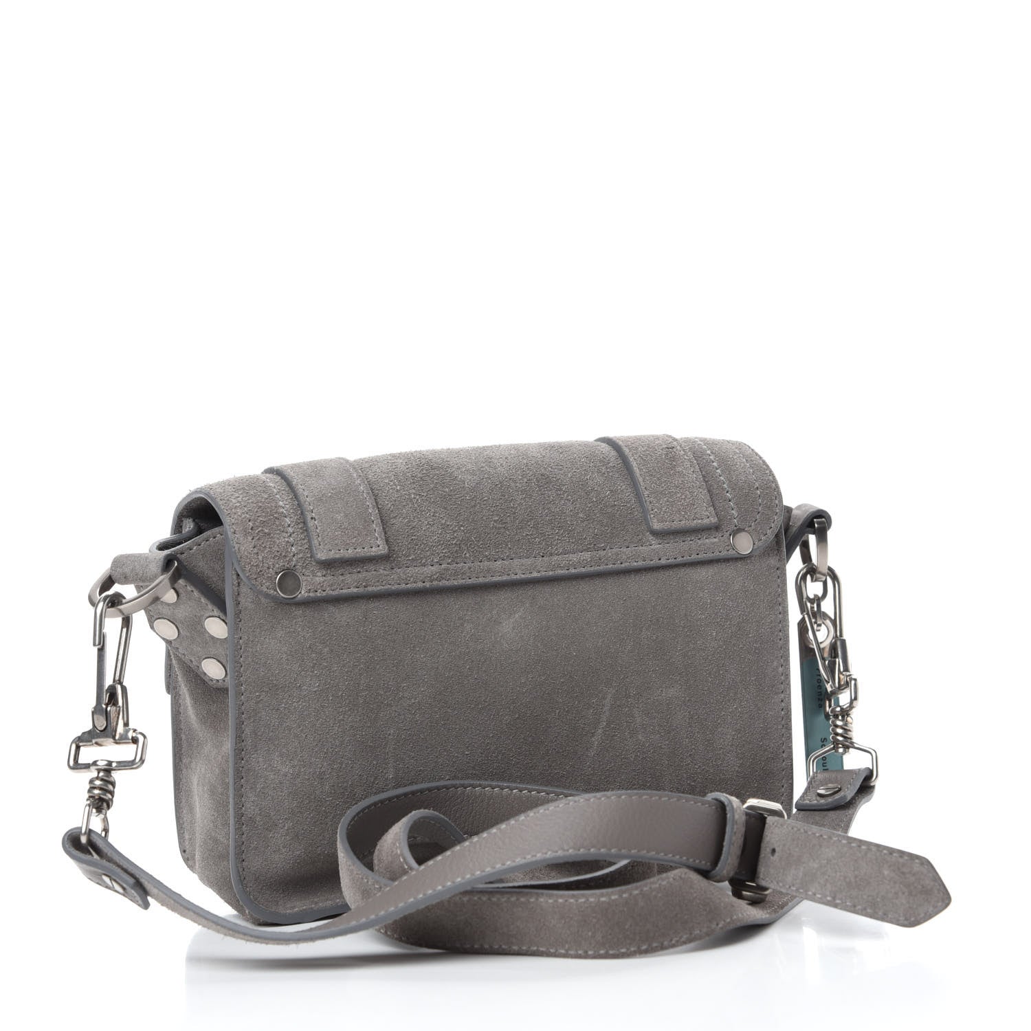 Proenza Schouler Suede PS1 Mini Crossbody Bag Dark Taupe 3 of 9