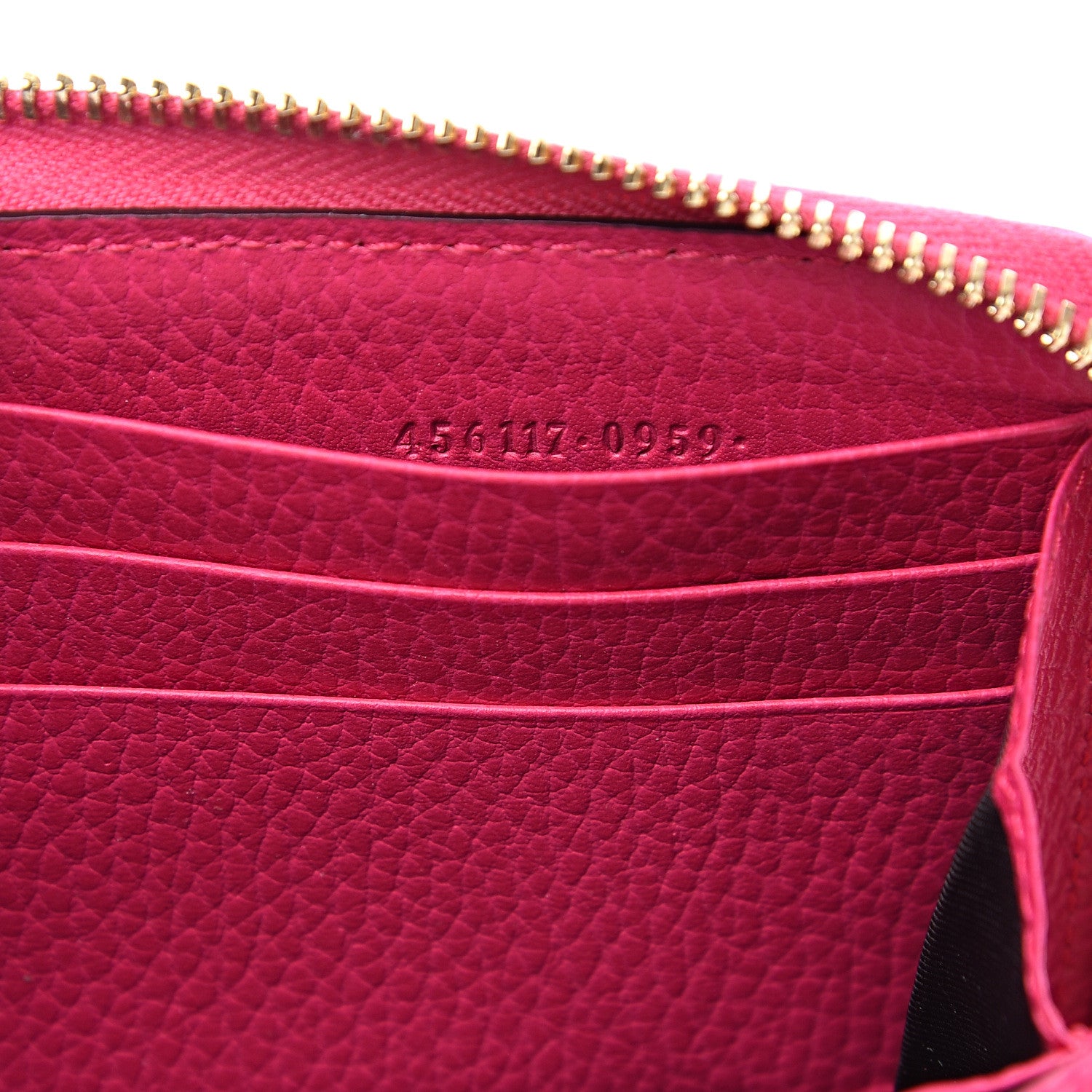 Gucci Dollar Calfskin GG Marmont Zip Around Wallet Box Pink 6 of 6