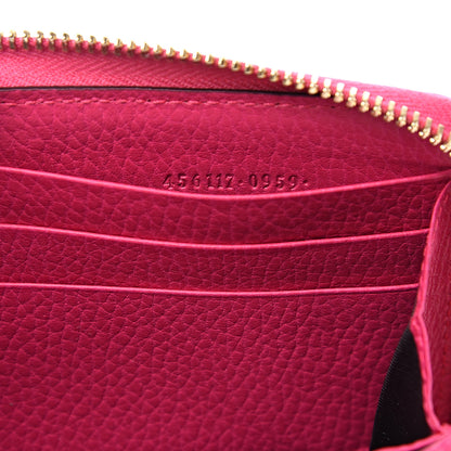 Gucci Dollar Calfskin GG Marmont Zip Around Wallet Box Pink 6 of 6